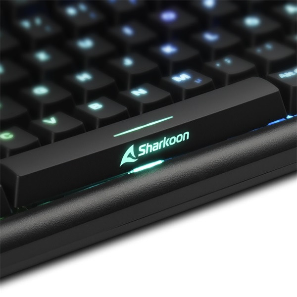 Sharkoon billentyűzet mechanikus - skiller sgk30 red (red switch , rgb led, usb, full anti-ghost, fekete, angol)