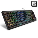 Sharkoon billentyűzet mechanikus - skiller sgk30 red (red switch , rgb led, usb, full anti-ghost, fekete, angol)