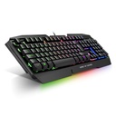 Spirit of gamer billentyűzet - pro-k5 (105 gomb, fém felső rész, rgb led, usb, 19 anti-ghost, fekete, magyar)