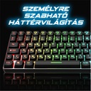 Spirit of gamer billentyűzet vezeték nélküli - elite k70 (tkl, 85 gomb,, rgb led,usb, anti-ghost, fekete, magyar)