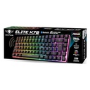 Spirit of gamer billentyűzet vezeték nélküli - elite k70 (tkl, 85 gomb,, rgb led,usb, anti-ghost, fekete, magyar)