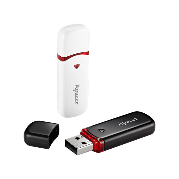 Apacer pendrive - 64gb ah333 (usb2.0, fekete)