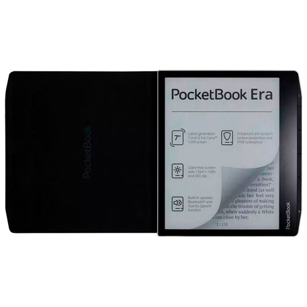 Pocketbook e-book tok -  era charge gyári tok fekete