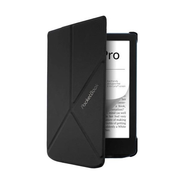 Pocketbook e-book tok -  pb629_634 shell gyári tok origami fekete