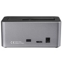 Everest hdd dokkoló - hd3-530 (2,5"/3,5" hdd usb-a 3.0, max.: 8tb, szürke)
