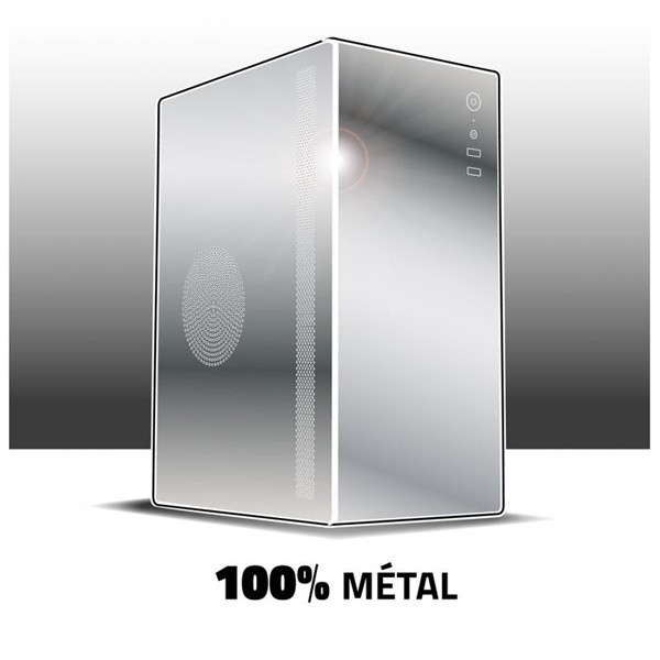Advance számítógépház - optima white (microatx, usb2.0+usb3.0, fehér)