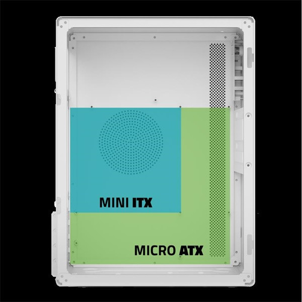 Advance számítógépház - optima white (microatx, usb2.0+usb3.0, fehér)