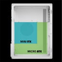 Advance számítógépház - optima white (microatx, usb2.0+usb3.0, fehér)