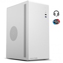 Advance számítógépház - optima white (microatx, usb2.0+usb3.0, fehér)