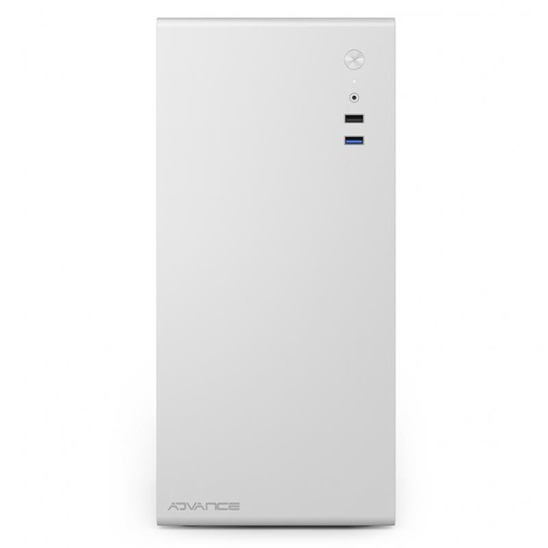 Advance számítógépház - optima white (microatx, usb2.0+usb3.0, fehér)
