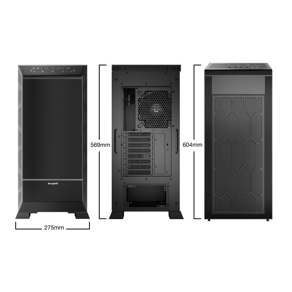 Be quiet! Számítógépház - dark base pro 901 (eatx, fekete)