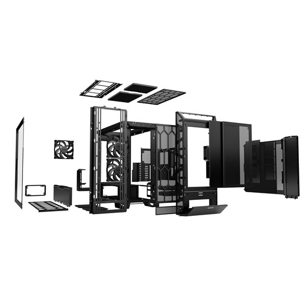 Be quiet! Számítógépház - dark base pro 901 (eatx, fekete)