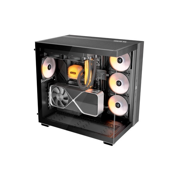 Be quiet! Számítógépház - light base 600 lx black (atx, edzett üveg oldallap, fekete)