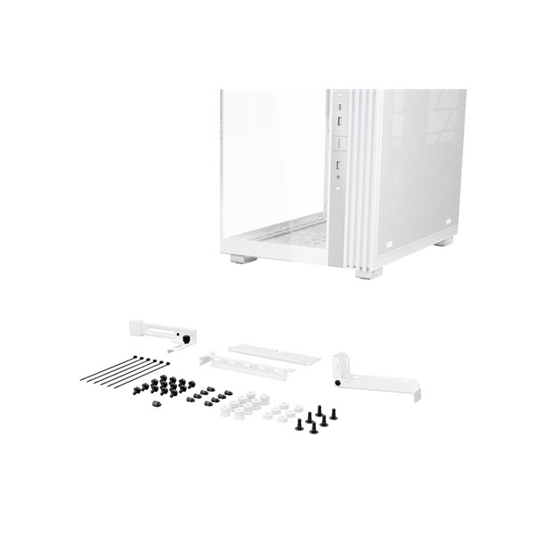 Be quiet! Számítógépház - light base 600 lx white (atx, edzett üveg oldallap, fehér)