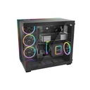 Be quiet! Számítógépház - light base 900 fx black (atx, edzett üveg oldallap, fekete)