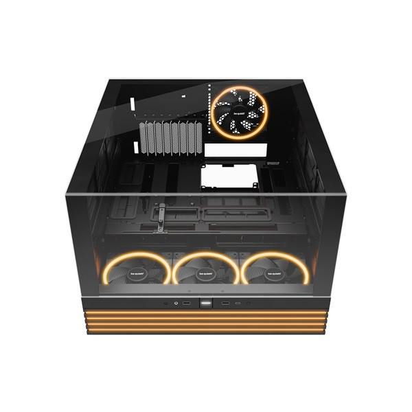 Be quiet! Számítógépház - light base 900 fx black (atx, edzett üveg oldallap, fekete)