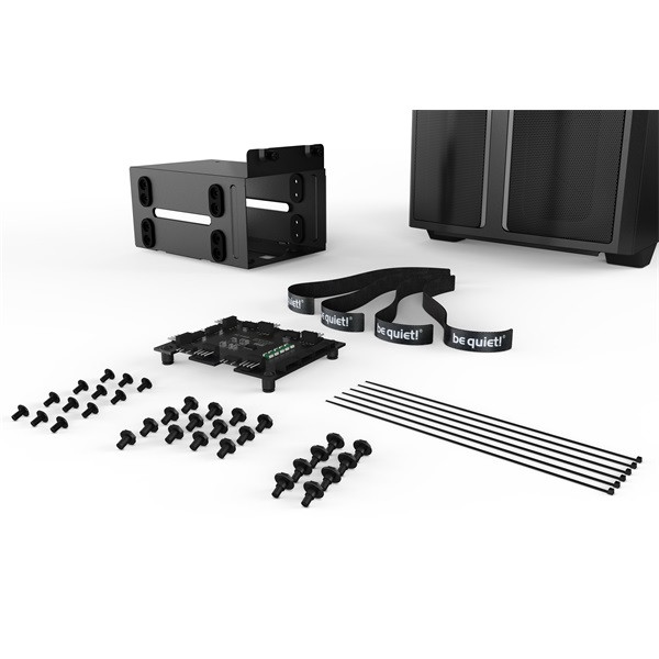 Be quiet! Számítógépház - pure base 500 fx black (atx, rgb, edzett üveg oldallap, fekete)
