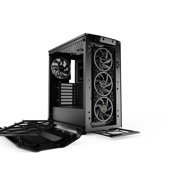Be quiet! Számítógépház - pure base 500 fx black (atx, rgb, edzett üveg oldallap, fekete)
