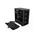 Be quiet! Számítógépház - pure base 500dx black (atx, edzett üveg oldallap, fekete)