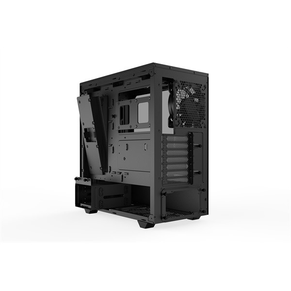Be quiet! Számítógépház - pure base 500dx black (atx, edzett üveg oldallap, fekete)