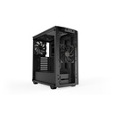 Be quiet! Számítógépház - pure base 500dx black (atx, edzett üveg oldallap, fekete)