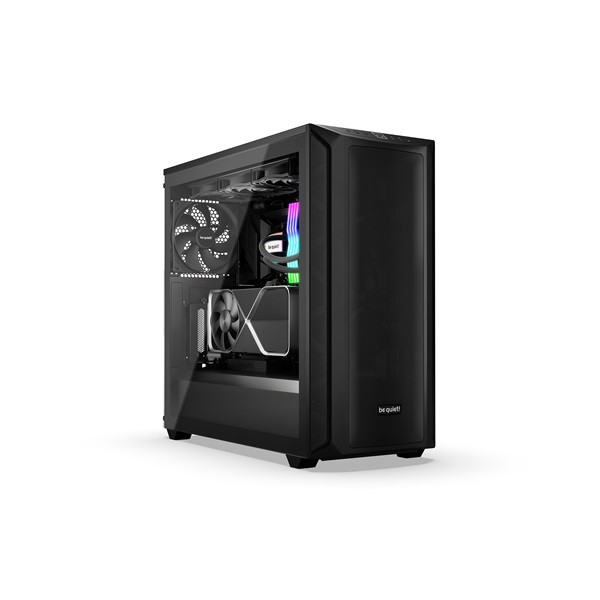 Be quiet! Számítógépház - shadow base 800 black (atx, edzett üveg oldallap, fekete)