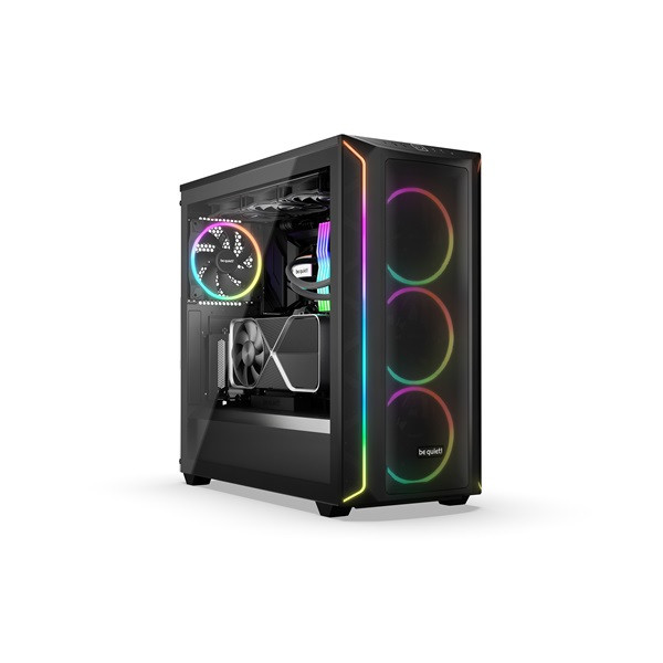 Be quiet! Számítógépház - shadow base 800 fx black (atx, edzett üveg oldallap, fekete)