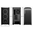 Be quiet! Számítógépház - shadow base 800 fx black (atx, edzett üveg oldallap, fekete)