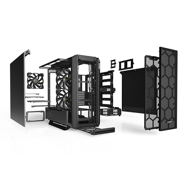 Be quiet! Számítógépház - silent base 802 black (atx, fekete)