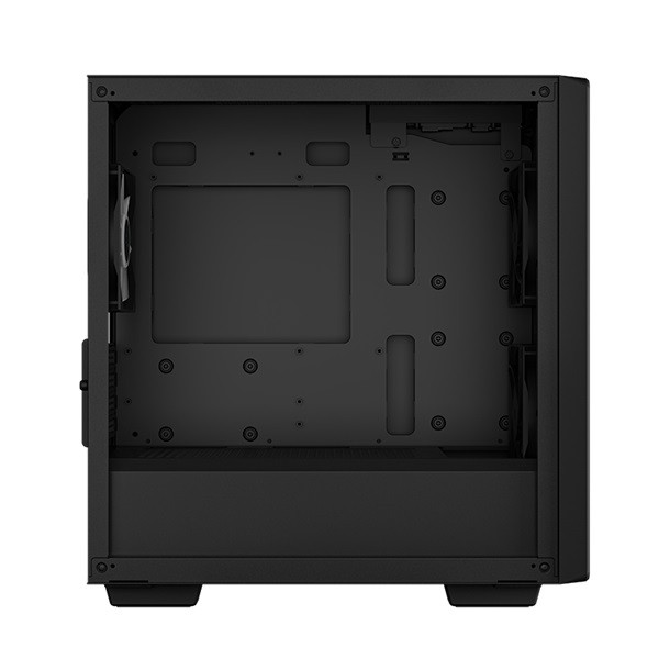 Deepcool számítógépház - cc360 argb (fekete, ablakos, 3x12cm ventilátor, mini-itx / micro-atx, 1xusb3.0, 1xusb2.0)