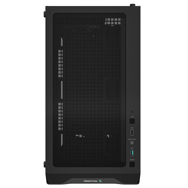 Deepcool számítógépház - cc360 argb (fekete, ablakos, 3x12cm ventilátor, mini-itx / micro-atx, 1xusb3.0, 1xusb2.0)