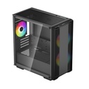 Deepcool számítógépház - cc360 argb (fekete, ablakos, 3x12cm ventilátor, mini-itx / micro-atx, 1xusb3.0, 1xusb2.0)