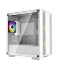 Deepcool számítógépház - cc360 argb wh (fehér, ablakos, 3x12cm ventilátor, mini-itx / micro-atx, 1xusb3.0, 1xusb2.0)