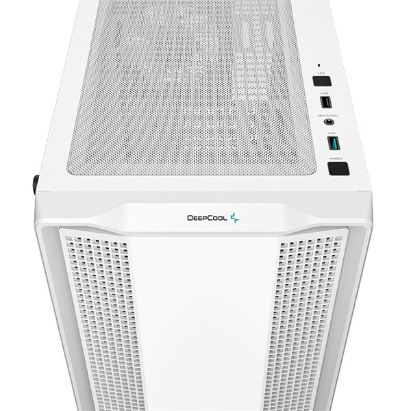 Deepcool számítógépház - cc360 argb wh (fehér, ablakos, 3x12cm ventilátor, mini-itx / micro-atx, 1xusb3.0, 1xusb2.0)