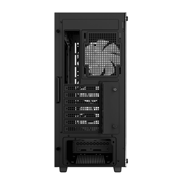 Deepcool számítógépház - cc560 mesh v2 (fekete, ablakos, 4x12cm a-rgb ventilátor, atx, 2xusb3.0, fekete)