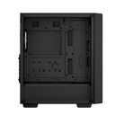 Deepcool számítógépház - cc560 mesh v2 (fekete, ablakos, 4x12cm a-rgb ventilátor, atx, 2xusb3.0, fekete)