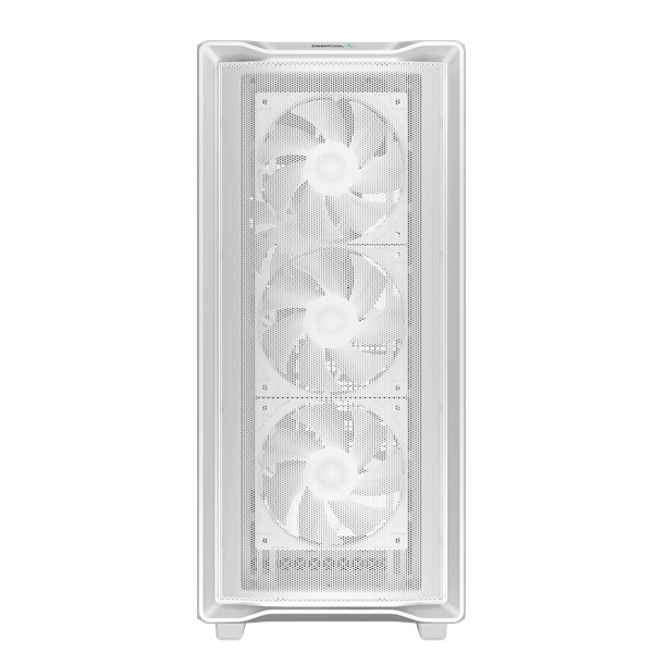 Deepcool számítógépház - cc560 mesh wh v2 (fekete, ablakos, 4x12cm a-rgb ventilátor, atx, 2xusb3.0, fehér)