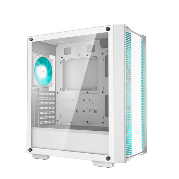 Deepcool számítógépház - cc560 white v2 (fehér, ablakos, 4x12cm venti, mini-itx / micro-atx / atx, 1xusb3.0, 1xusb2.0)