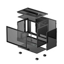 Deepcool számítógépház - ch160 (fekete, mini-itx, 2xusb3.0, type-c, fekete)