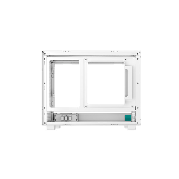 Deepcool számítógépház - ch160 wh (fekete, mini-itx, 2xusb3.0, type-c, fehér)