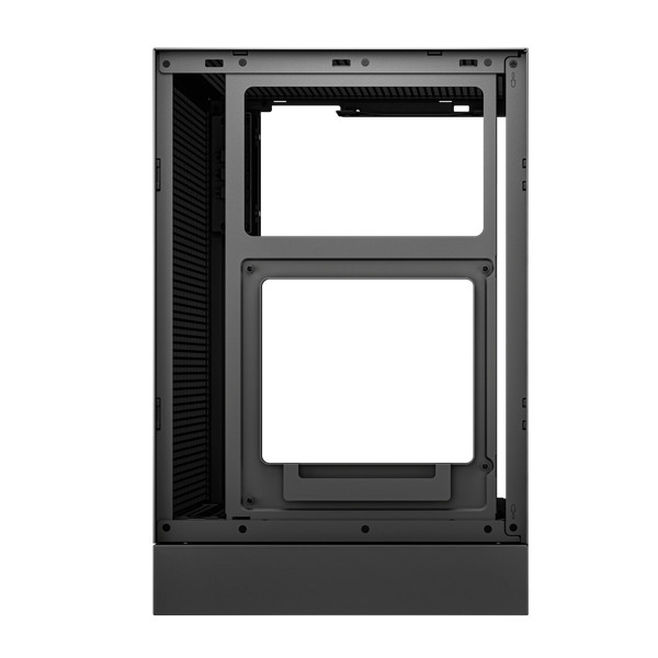Deepcool számítógépház - ch170 digital (fekete, mini-itx, 2xusb3.0, type-c, fekete)