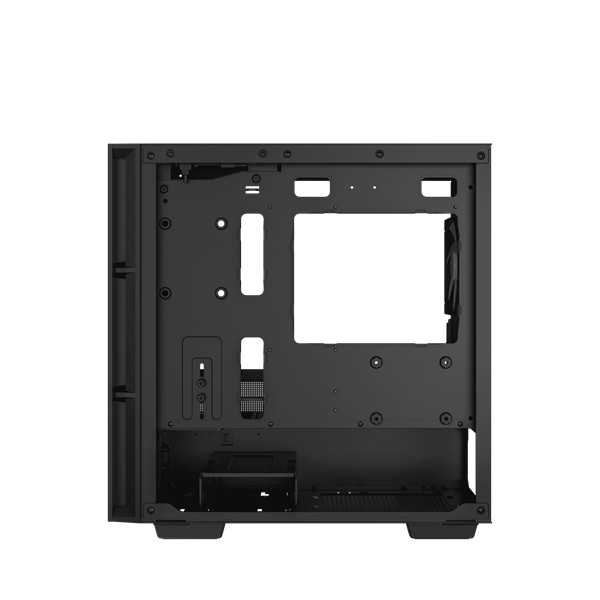 Deepcool számítógépház - ch360 digital (fekete, 2x14cm +1x12 venti, mini-itx / micro-atx, 1xusb3.0, a-rgb, fekete)