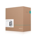 Deepcool számítógépház - ch370 wh (fekete, ablakos, 1x12cm ventilátor, mini-itx / micro-atx, 2xusb3.0)