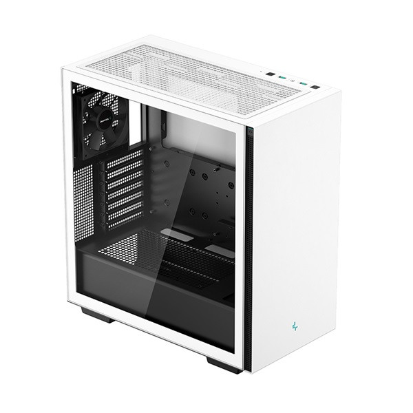 Deepcool számítógépház - ch510 wh (fehér, ablakos, 1x12cm ventilátor, mini-itx / micro-atx / atx / e-atx, 2xusb3.0)