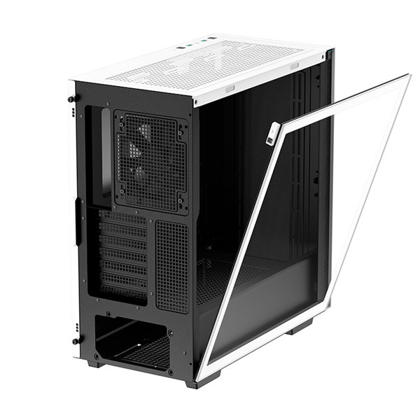 Deepcool számítógépház - ch510 wh (fehér, ablakos, 1x12cm ventilátor, mini-itx / micro-atx / atx / e-atx, 2xusb3.0)