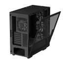Deepcool számítógépház - ch560 (fekete, ablakos, 3x14cm +1x12cm a-rgb ventilllátor, e-atx, 2xusb3.0)