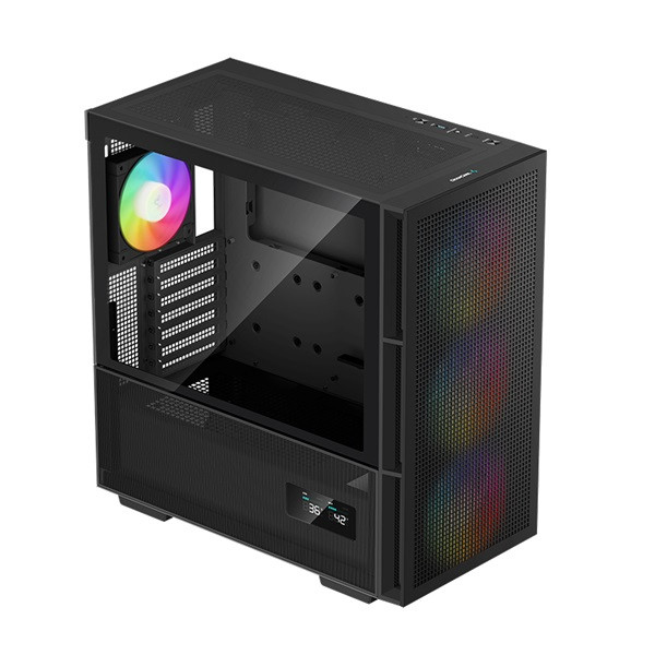 Deepcool számítógépház - ch560 digital (fekete, 3x14cm +1x12  a-rgb ventilllátor, e-atx, 2xusb3.0)