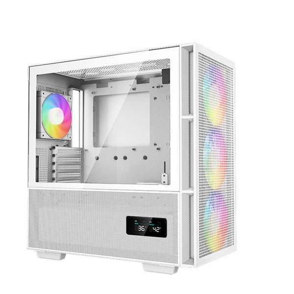 Deepcool számítógépház - ch560 digital wh (fehér, 3x14cm + 1x12 venti, mini-itx / micro-atx / atx / e-atx, 2xusb3.0)