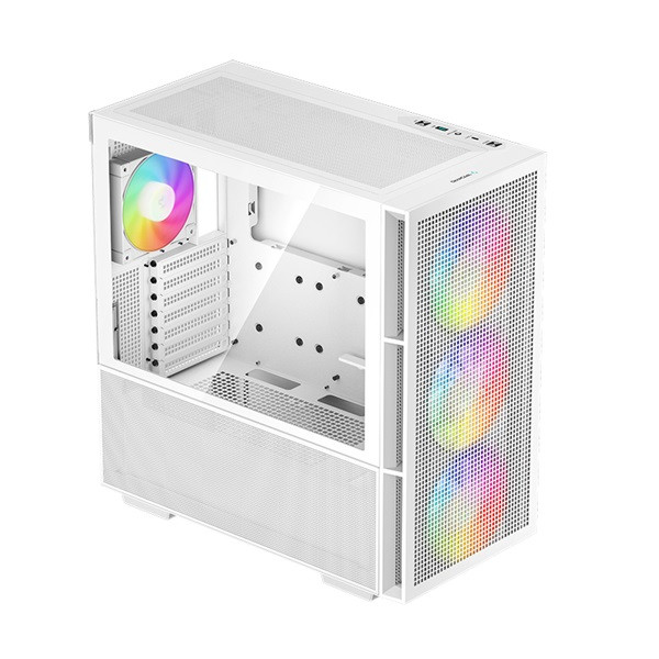 Deepcool számítógépház - ch560 wh (fehér, 3x14cm + 1x12  a-rgb ventilllátor, e-atx, 2xusb3.0)