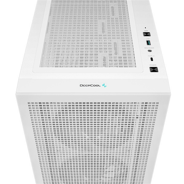 Deepcool számítógépház - ch560 wh (fehér, 3x14cm + 1x12  a-rgb ventilllátor, e-atx, 2xusb3.0)
